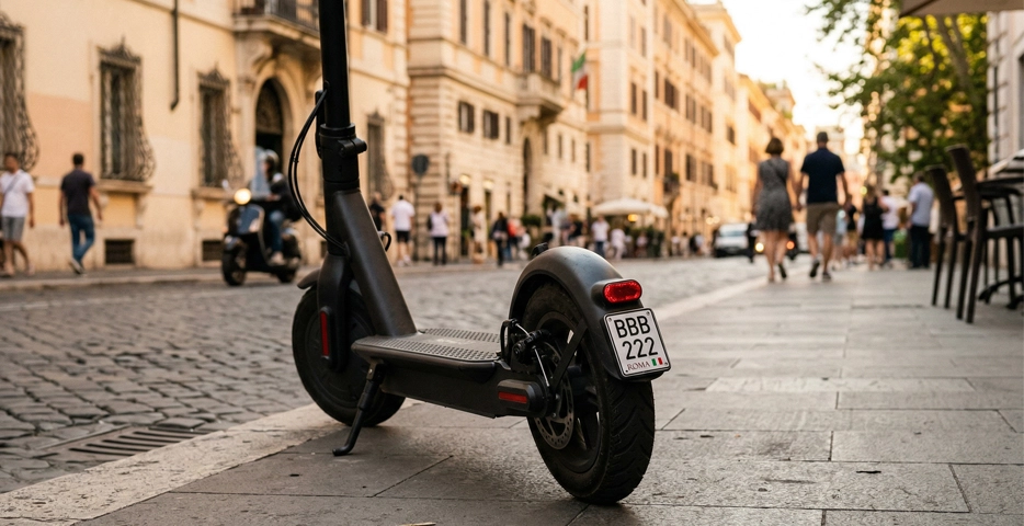 Targa Monopattino Elettrico 2026: Come Richiederla, Costo e Da Quando è Obbligatoria