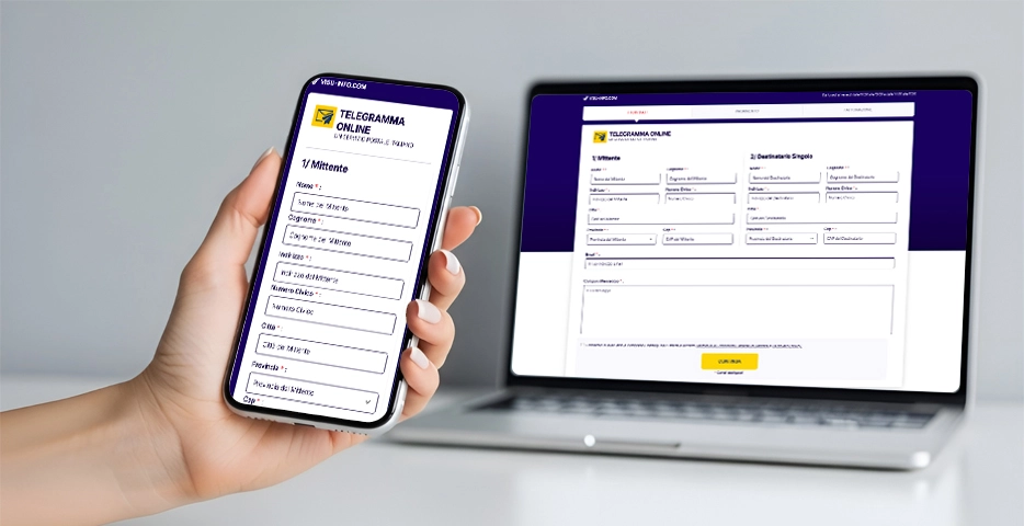 Come Inviare un Telegramma Online in 3 Minuti con Visu-Info - Guida 2025